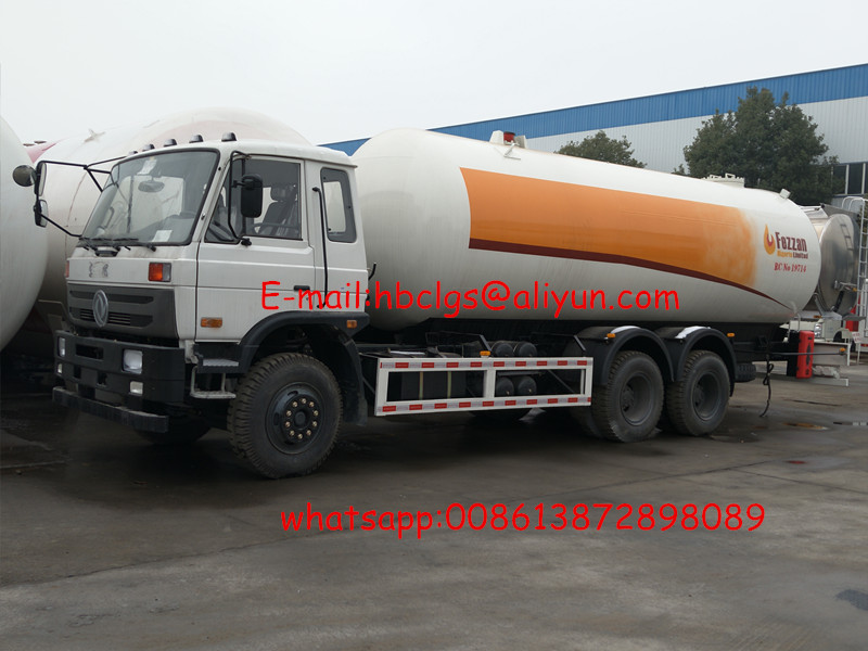 Dongfeng 6x4 LPG tank truck